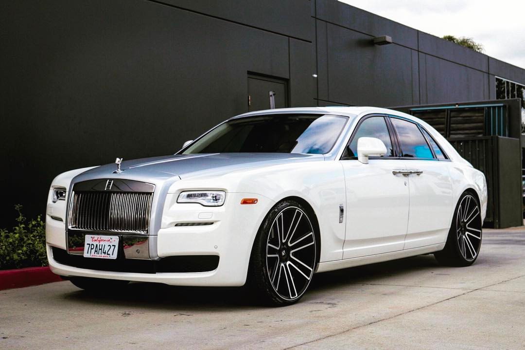 Koko Kuture Massa 7 Machined Black on Rolls Royce Ghost